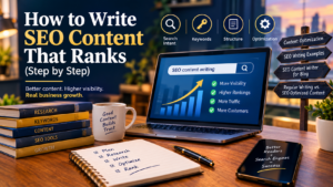 How to write SEO content that Ranks (step by step)